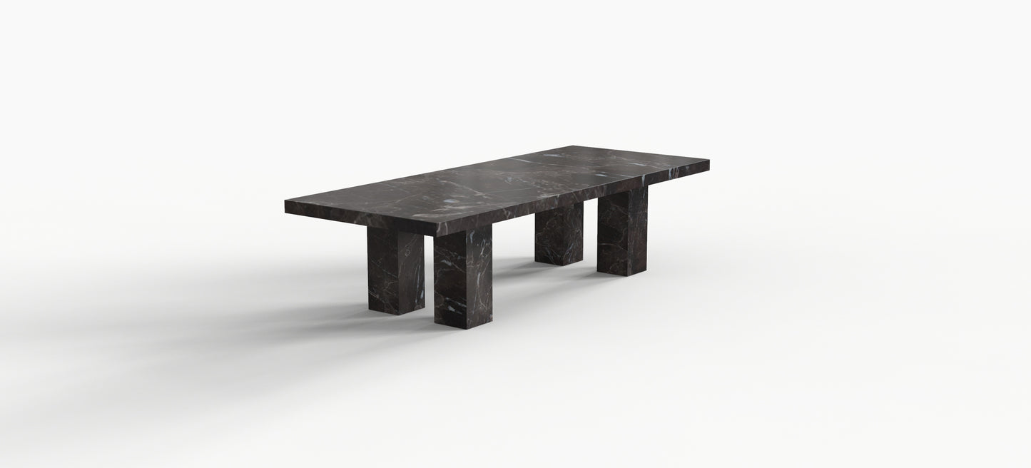 Grassetto Marble Dining Table- Four legs