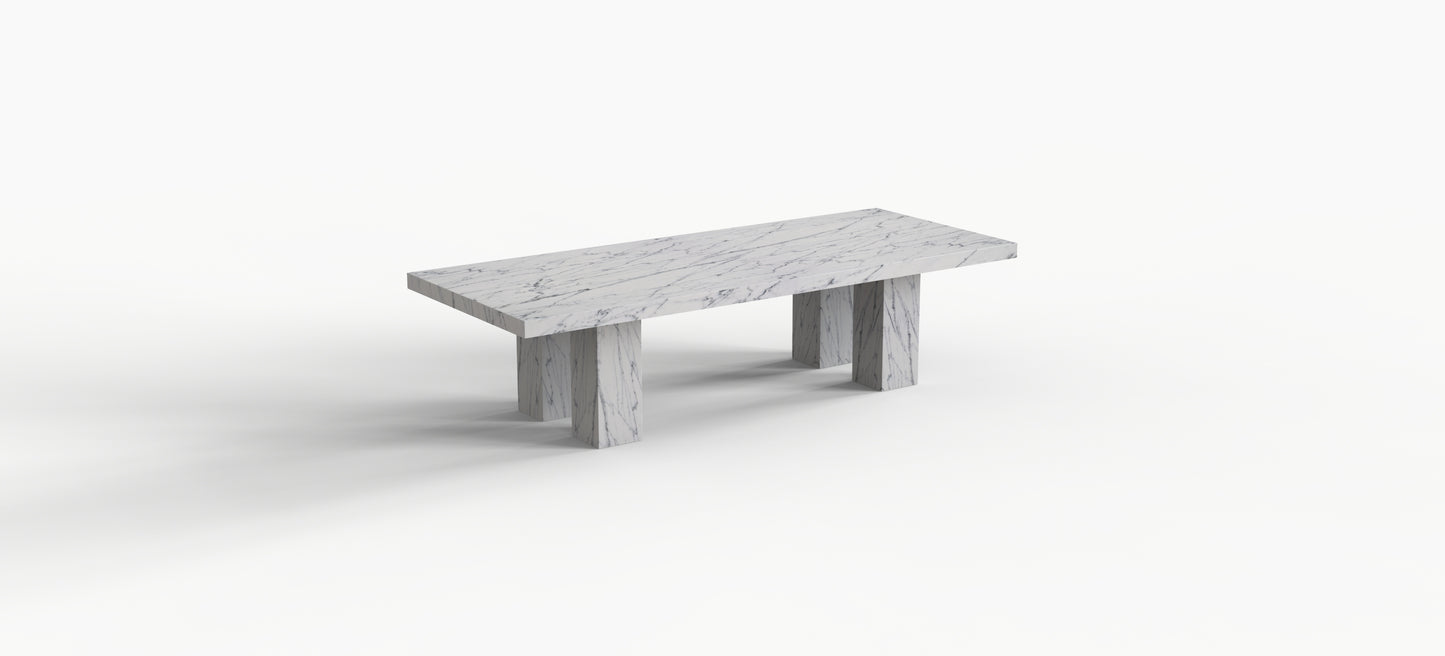 Grassetto Marble Dining Table- Four legs