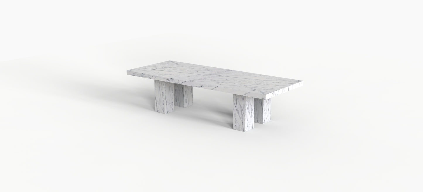 Grassetto Marble Dining Table- Four legs