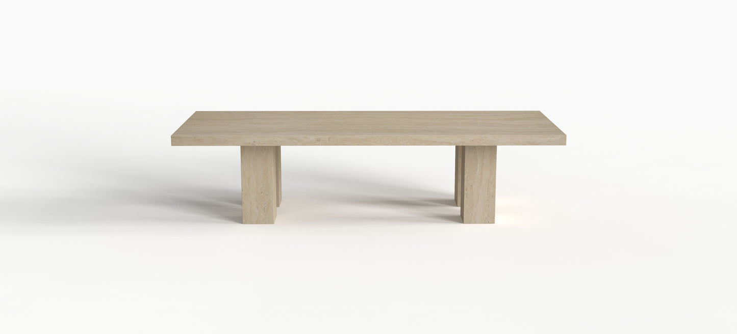 Grassetto Marble Dining Table- Four legs