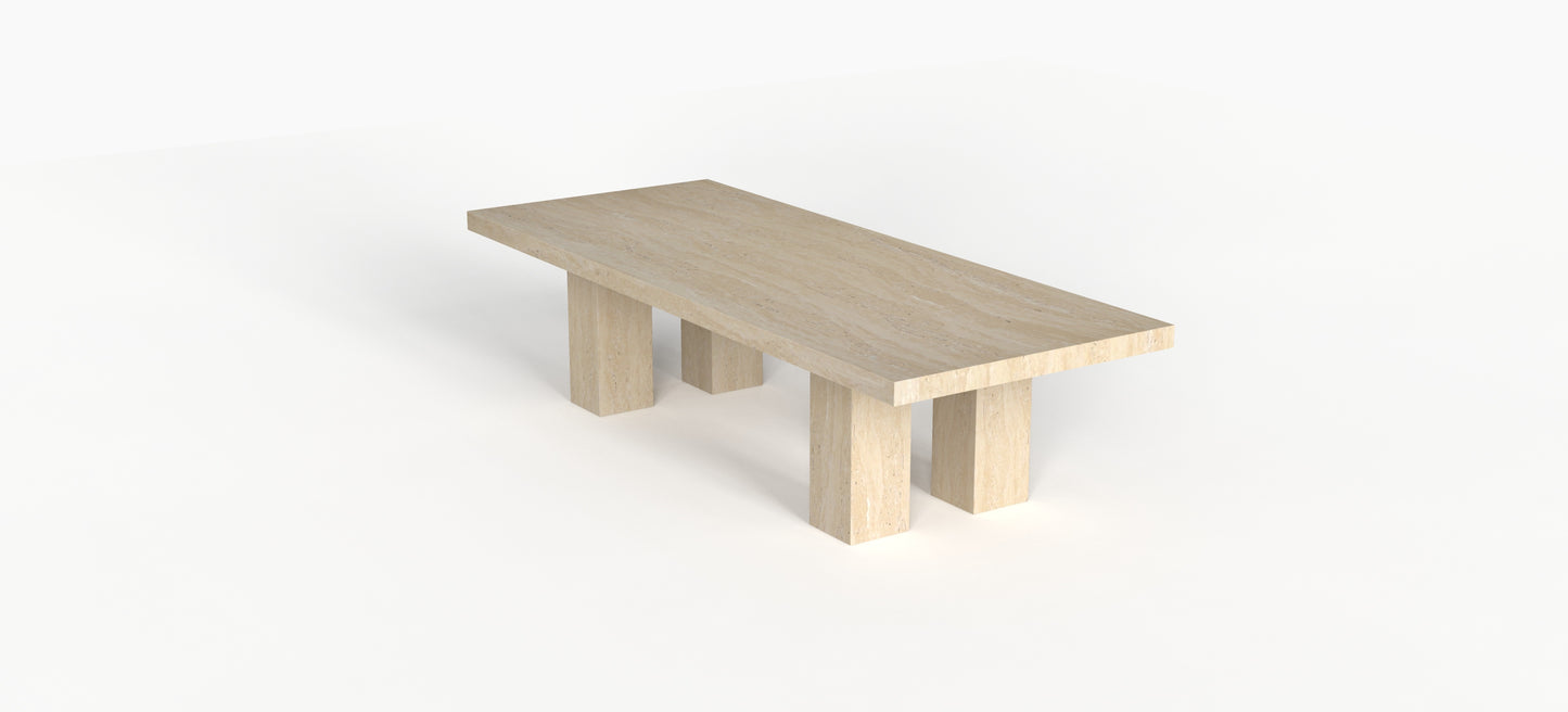 Grassetto Marble Dining Table- Four legs