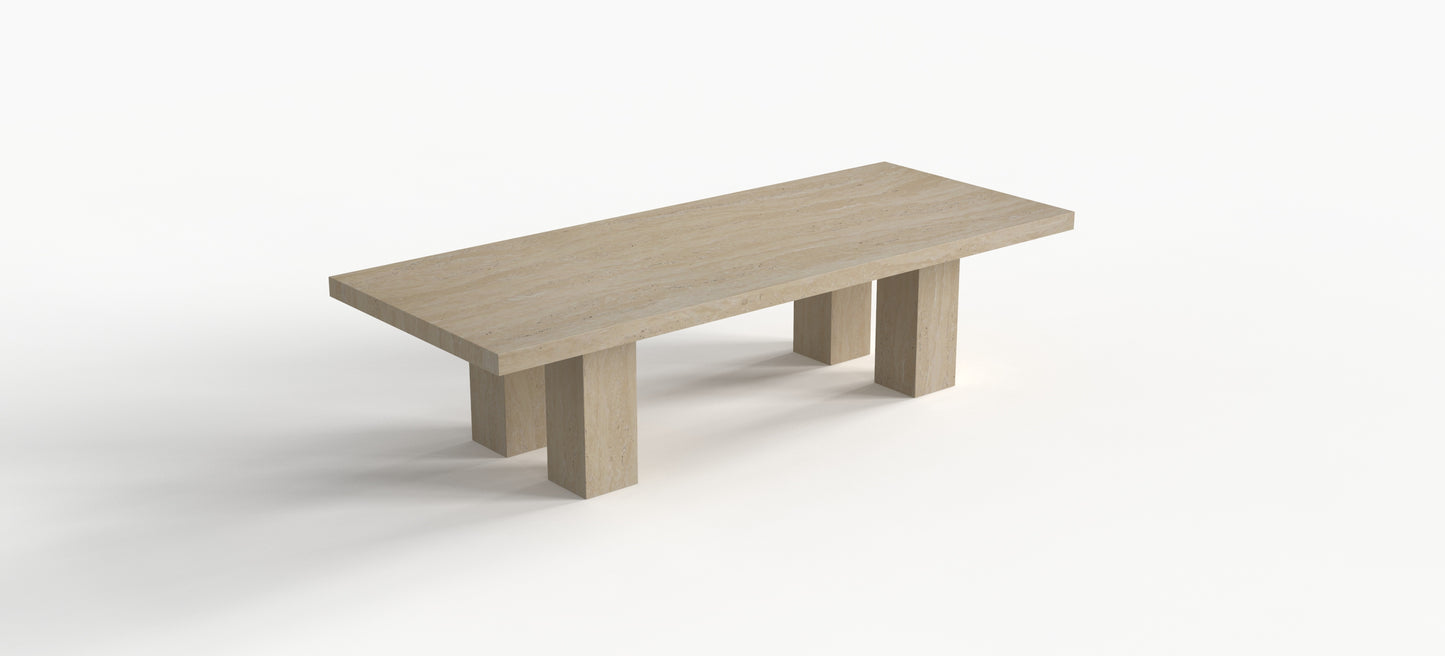Grassetto Marble Dining Table- Four legs