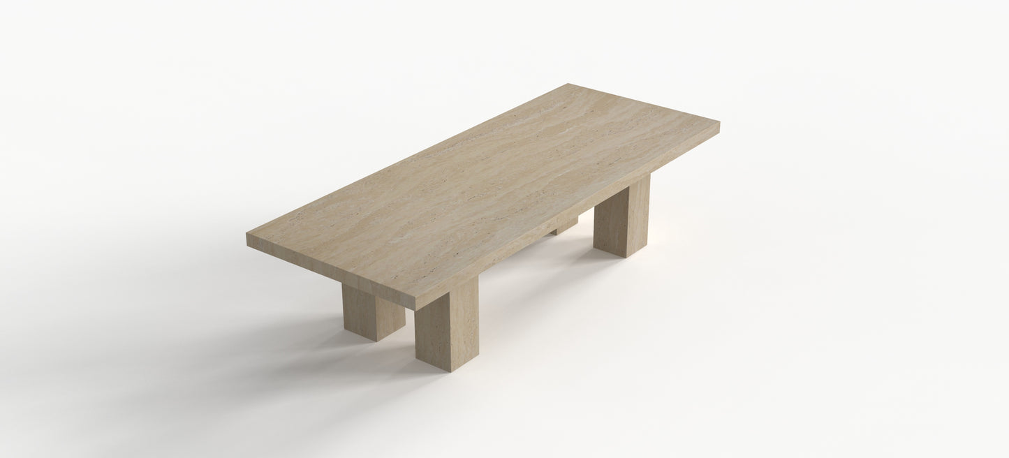 Grassetto Marble Dining Table- Four legs