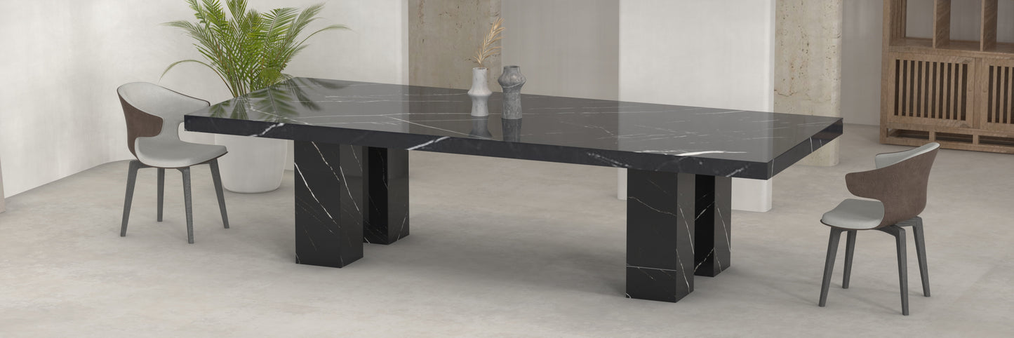 Grassetto Marble Dining Table- Four legs