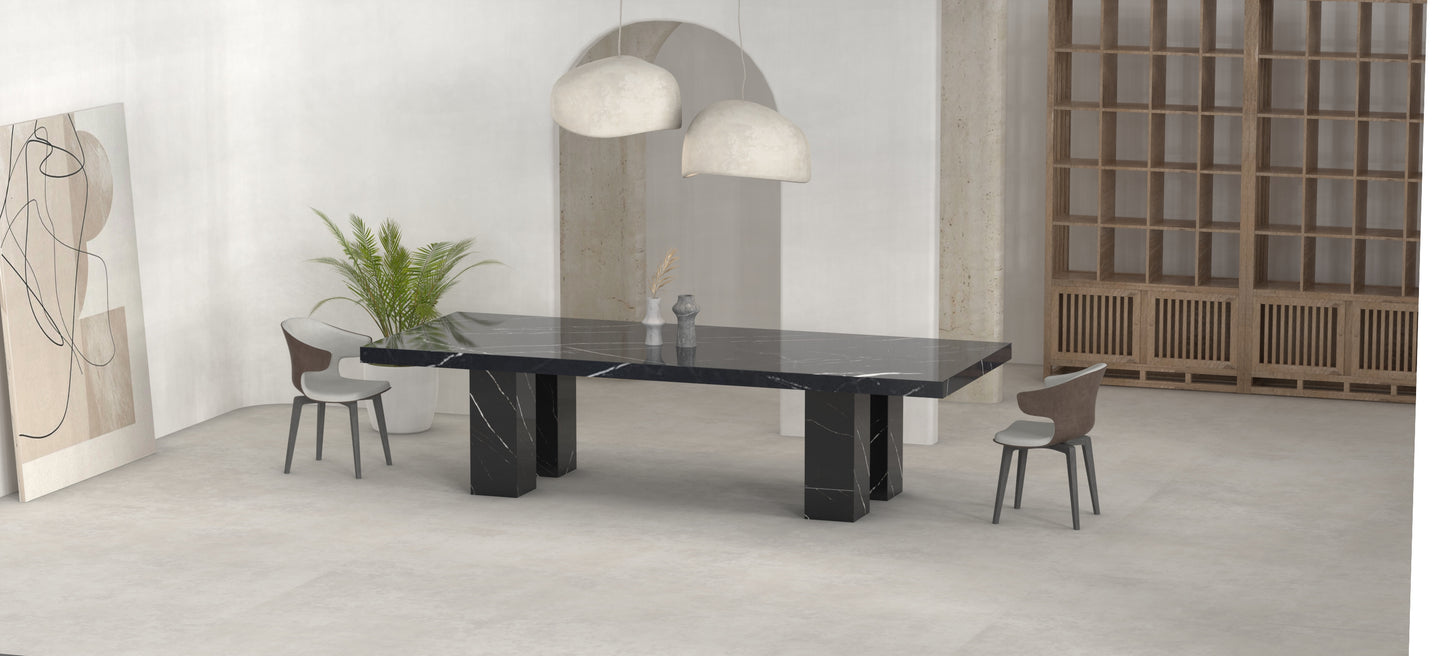 Grassetto Marble Dining Table- Four legs
