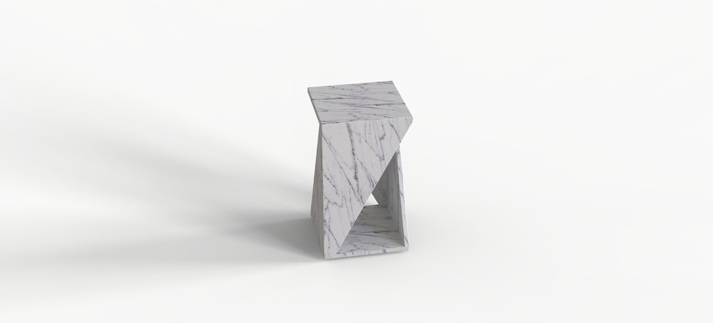 Grassetto Marble Side Table